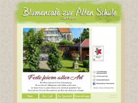 blumencafe-alteschule.de Webseite Vorschau