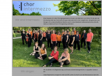 chor-intermezzo.com Webseite Vorschau