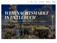 weihnachtsmarkt-entlebuch.ch Webseite Vorschau