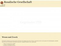 rosalische.ch Webseite Vorschau
