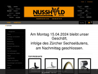 nusshold.info Webseite Vorschau