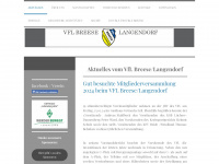 vfl-breese-langendorf.de Webseite Vorschau
