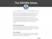 drownattack.com Webseite Vorschau