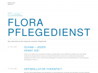 florapflegedienstblog.wordpress.com Webseite Vorschau