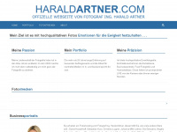 haraldartner.com Webseite Vorschau