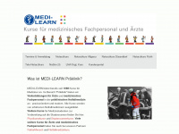 medi-learn-praeklinik.de Webseite Vorschau