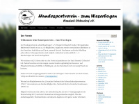 hsv-zumweserbogen.de Webseite Vorschau