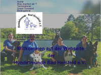 hundefreunde-bad-hersfeld.de Webseite Vorschau