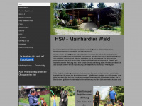 hsv-mainhardterwald.de Webseite Vorschau