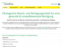 clean4prof.ch Webseite Vorschau
