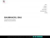 baumhackl-bau.at Webseite Vorschau