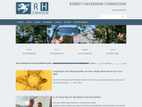 robert-havemann-gymnasium.de Webseite Vorschau
