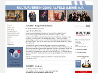 kulturvereinigung-alfeld.de Webseite Vorschau