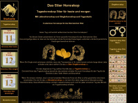 stier-horoskop.com Webseite Vorschau