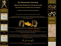 wassermann-horoskop.com Webseite Vorschau