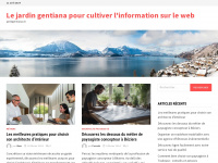 jardingentiana.ch Webseite Vorschau