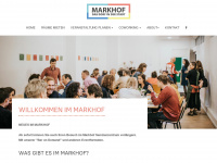 markhof.wien Webseite Vorschau