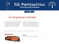 rd-partyservice.de Webseite Vorschau