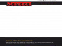fleischereischneider-heiligenstadt.de Webseite Vorschau