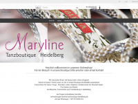 maryline-tanzboutique-heidelberg.de Webseite Vorschau