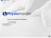 physio-harder.de Webseite Vorschau