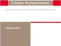 fotoboxweihnachtsfeier.at Webseite Vorschau