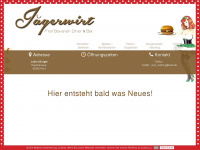 jaegerwirt-diner.de Webseite Vorschau
