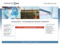 vermessung3plus.at Webseite Vorschau