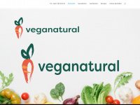 veganatural.de Webseite Vorschau