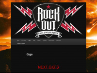 rockoutband.ch Webseite Vorschau
