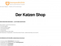 katzenparadies24.de Webseite Vorschau