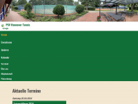 psv-tennis.com Webseite Vorschau