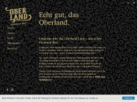 oberland-bier.ch Webseite Vorschau