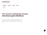 i-commerce.ch Webseite Vorschau