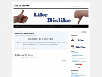 like-dislike.de Webseite Vorschau