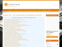 geschirr-set.net Webseite Vorschau