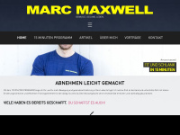 marcmaxwell.de Webseite Vorschau