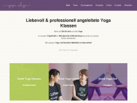 yoga-adya.de Webseite Vorschau