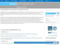kripoz.de Webseite Vorschau