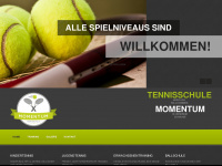 momentum-tennisschule.de Webseite Vorschau