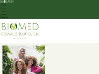 biomed-oswald-bartel.de Webseite Vorschau