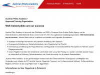 austrian-pilots-academy.at Webseite Vorschau