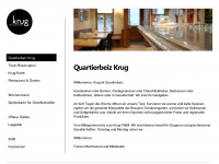 restaurantkrug.ch Webseite Vorschau