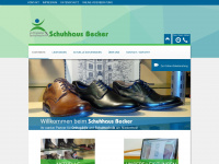 schuhhaus-becker.com Webseite Vorschau
