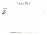 restaurantealegrias.com Webseite Vorschau