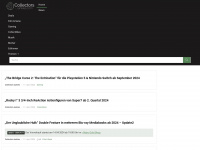 collectors-junkies.com Webseite Vorschau