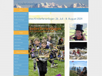 kinderferienlager.ch Webseite Vorschau