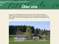 menno-arch.ch Webseite Vorschau