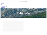 kulturerbe2018.ch Webseite Vorschau