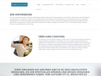 aura-coaching.com Webseite Vorschau